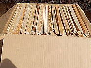 薪ストーブ用薪ダンボール入り