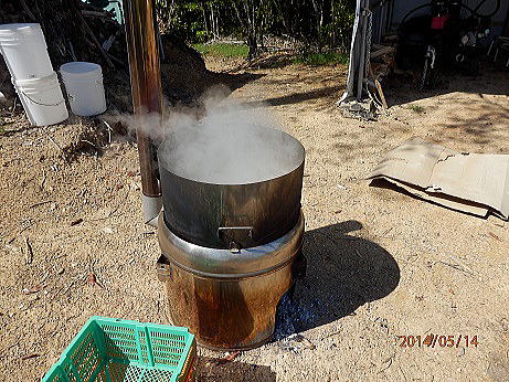 タケノコ用特注ガマ