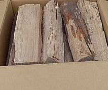 カシの薪ダンボール入り